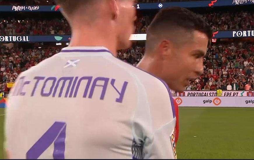 Bruno Fernandes e CR7 ribaltano il gol di McTominay: 90' per i due scozzesi del Napoli