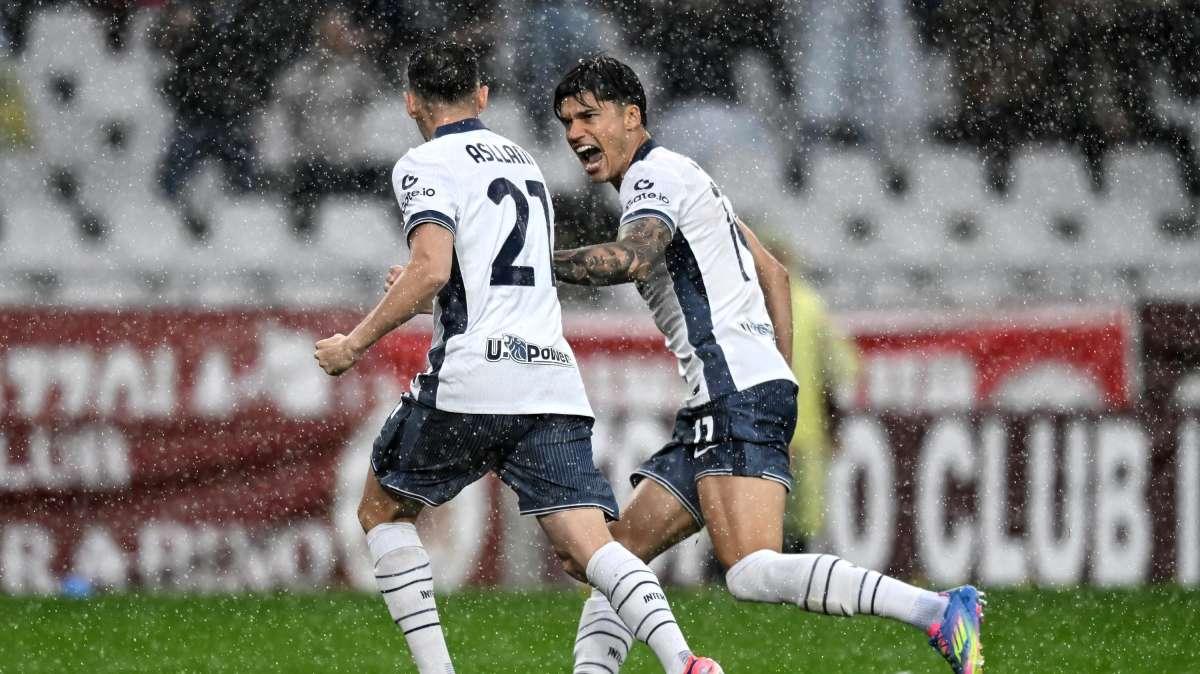L'Inter batte il Torino sotto al diluvio: nerazzurri momentaneamente a pari punti col Napoli