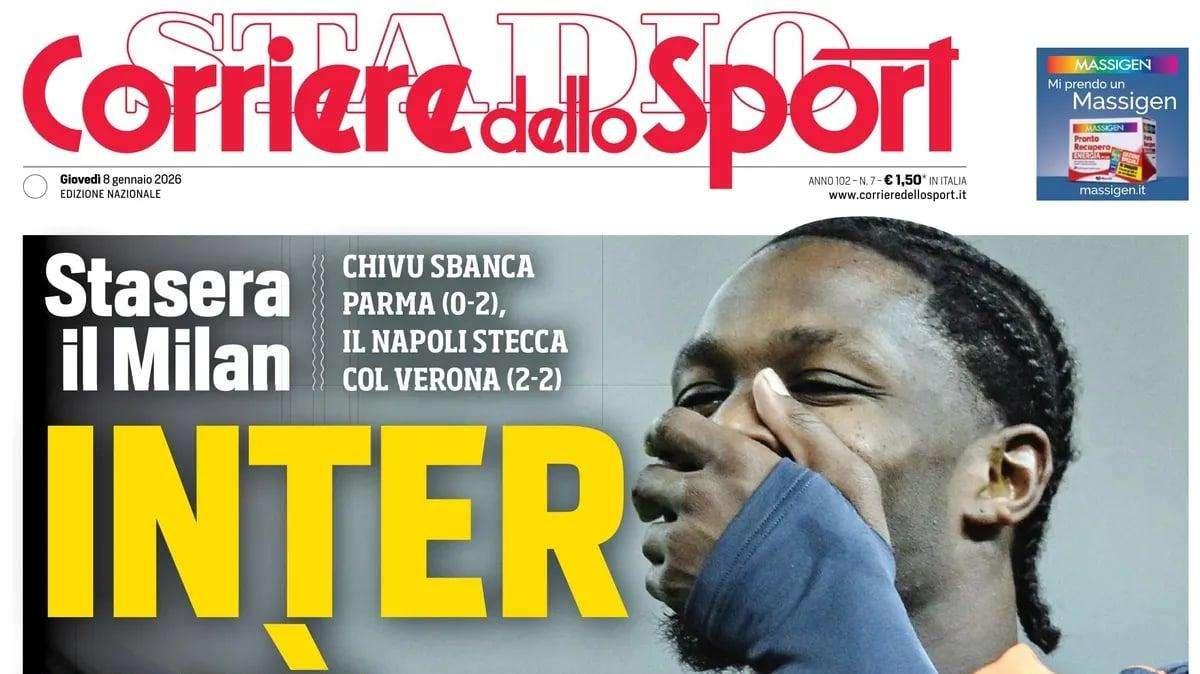 Corriere dello Sport: "Thuram va in fuga, Conte frena: è a -4"