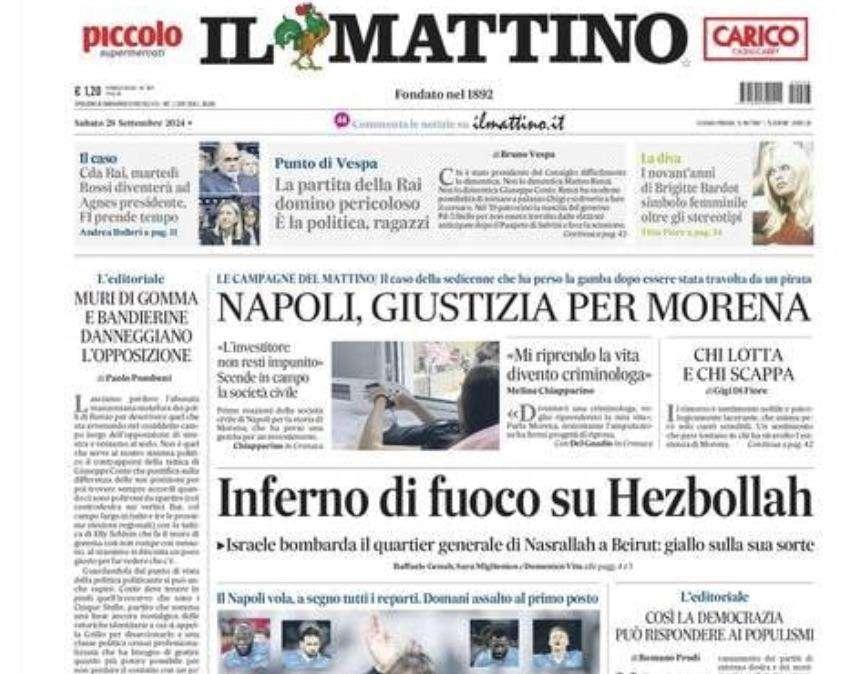 Il Mattino: "Conte, dieci bomber per te"