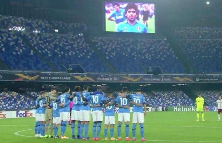 Ssc Napoli, il commento sul sito web: "La prima notte che battezza a furor di popolo l'"Arena Maradona!"