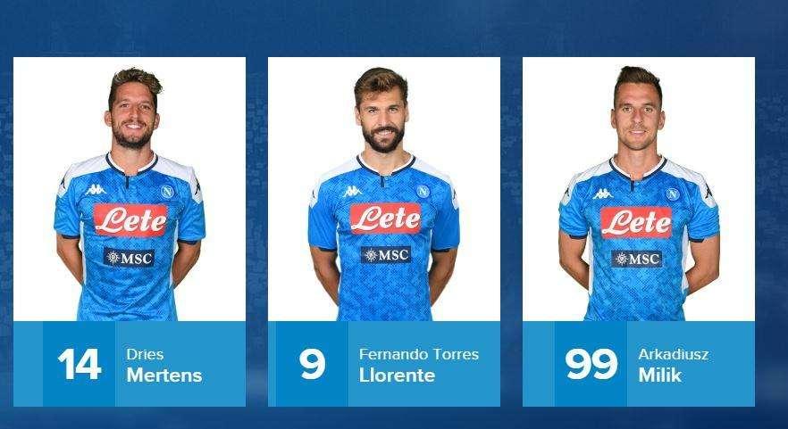 FOTO - Llorente sul sito ufficiale del Napoli: aggiornata la rosa con la 9 allo spagnolo