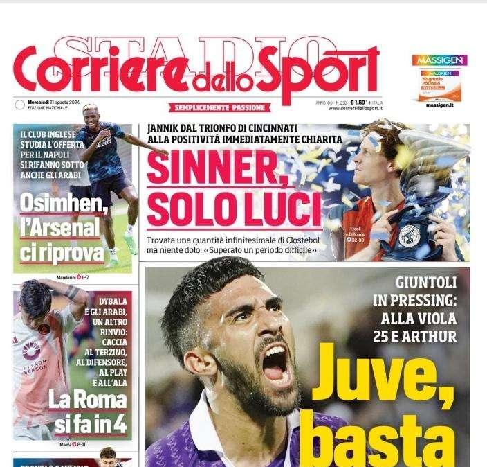 Cds: "Osimhen, l'Arsenal ci riprova"