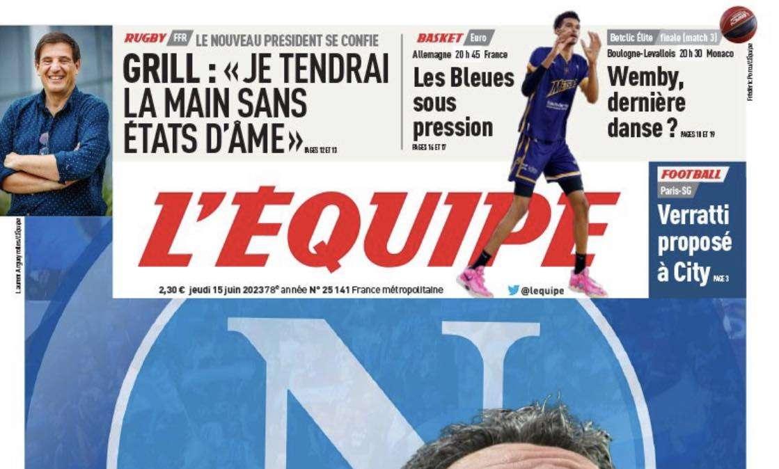 PRIMA PAGINA - Bomba dell’Equipe: "Galtier ai piedi del vulcano"