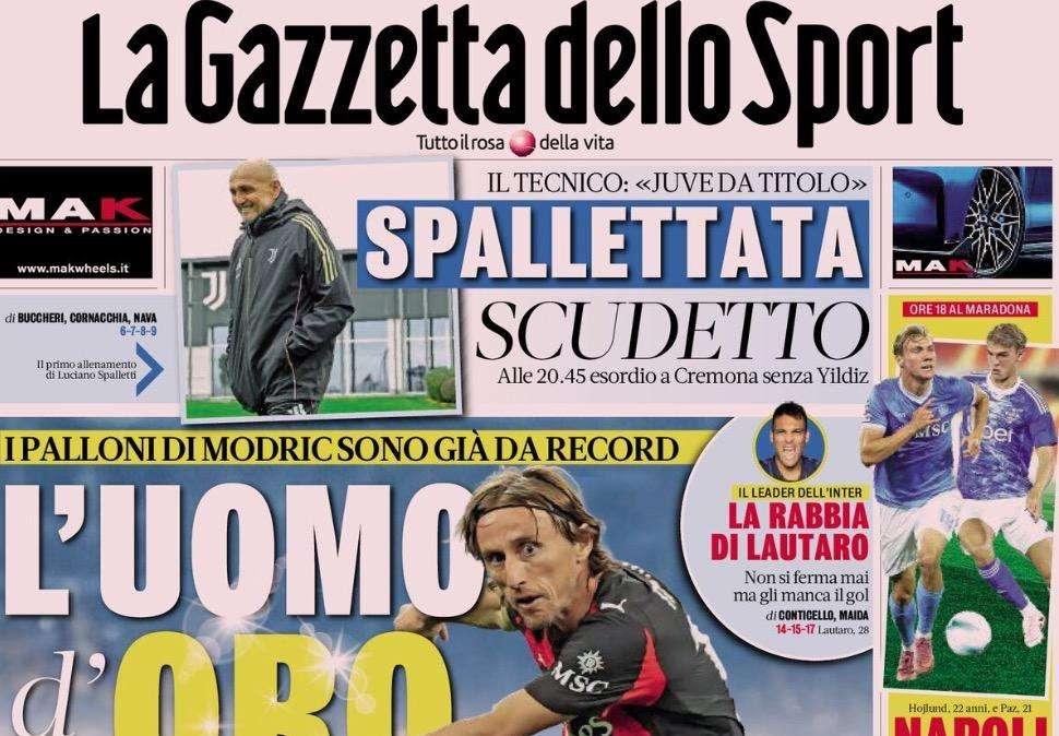 Gazzetta dello Sport: "Napoli, c'è Paz! Il talento del Como nel tempio di Diego"