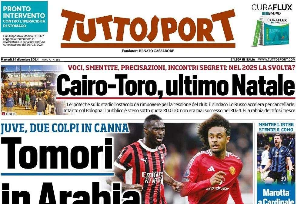 Tuttosport: "Tomori in Arabia. Poi Zirkzee"