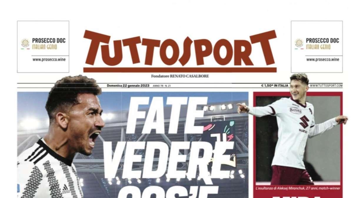 PRIMA PAGINA - Tuttosport: "Napoli-Osimhen, festa a forza 50"