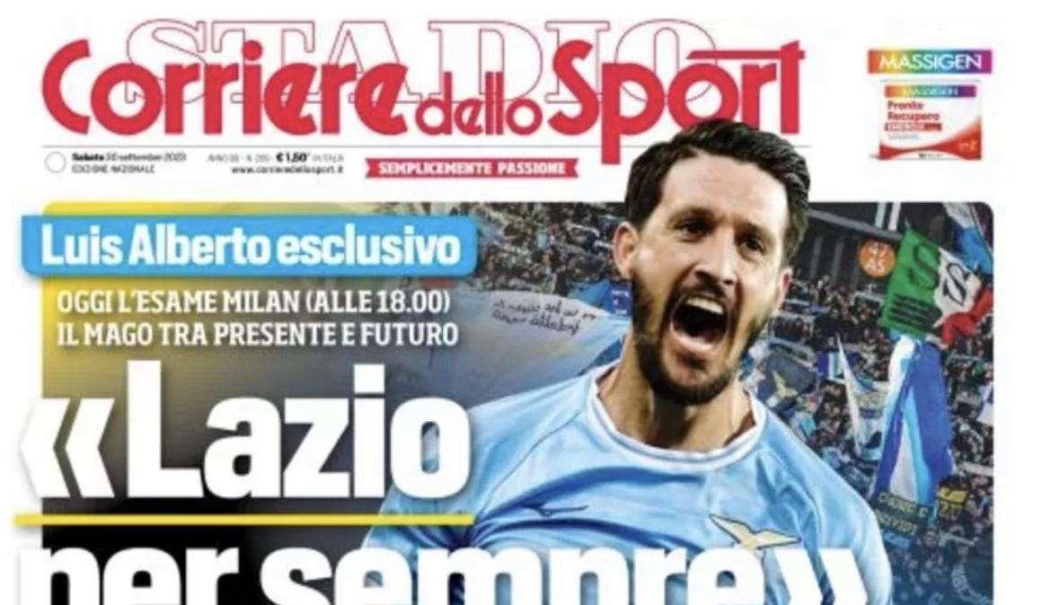 PRIMA PAGINA - Corriere dello Sport: “Lecce o Real: è sempre Champions”