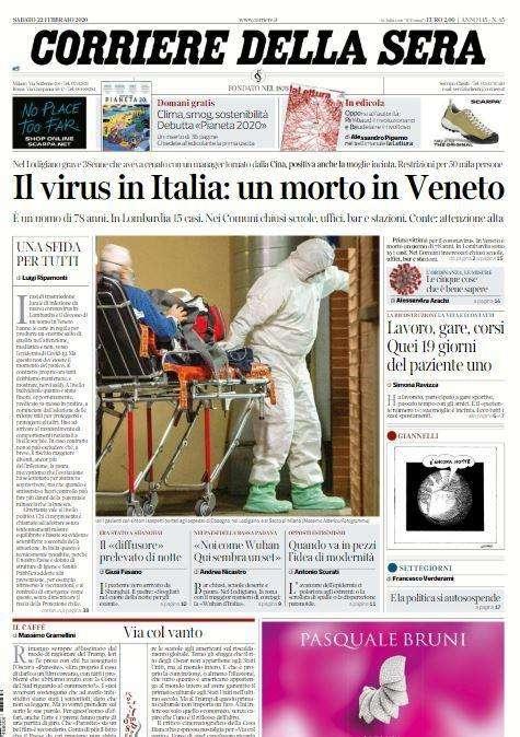 Coronavirus, seconda vittima italiana e sale a 29 il numero di contagiati tra Lombardia e Veneto