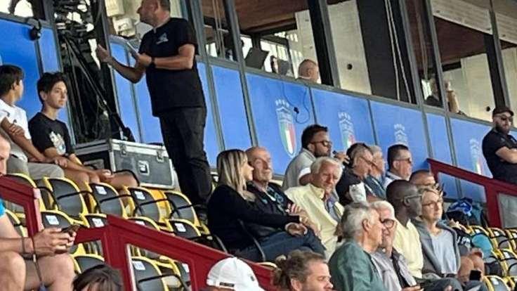 FOTO - Anche mamma e papà Cajuste al Patini per la prima in azzurro dello svedese