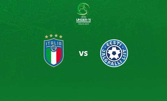Italia U19 vs Estonia U19