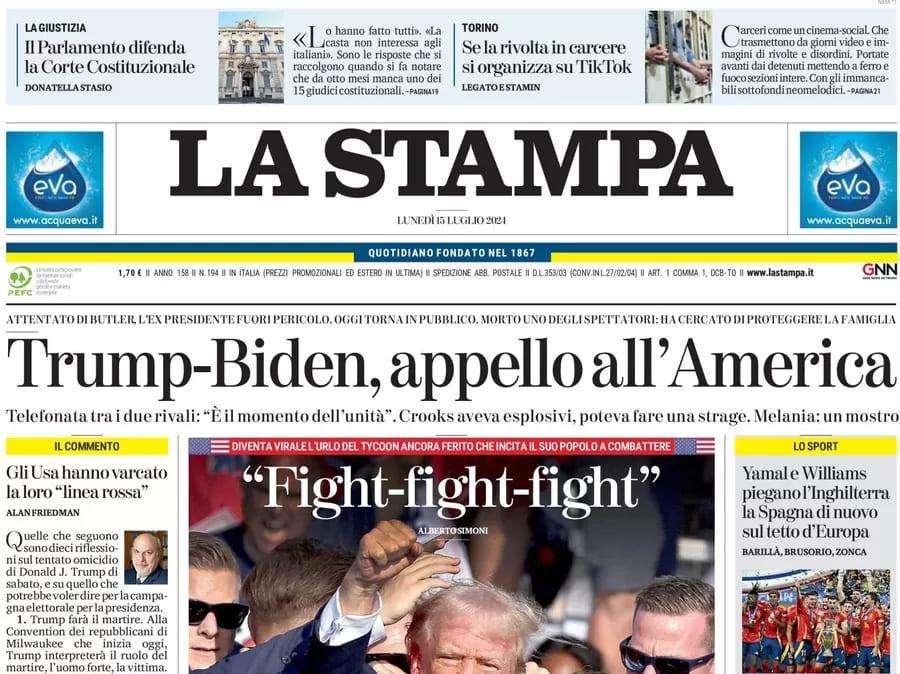 La Stampa - Il tempo di Jacobs