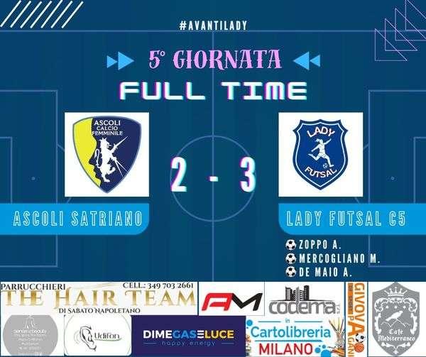 Ascoli Satriano-Lady Futsal