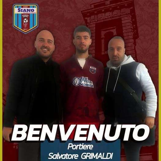 L'ex Paganese Grimaldi è un nuovo portiere della Siano Calcio 2017