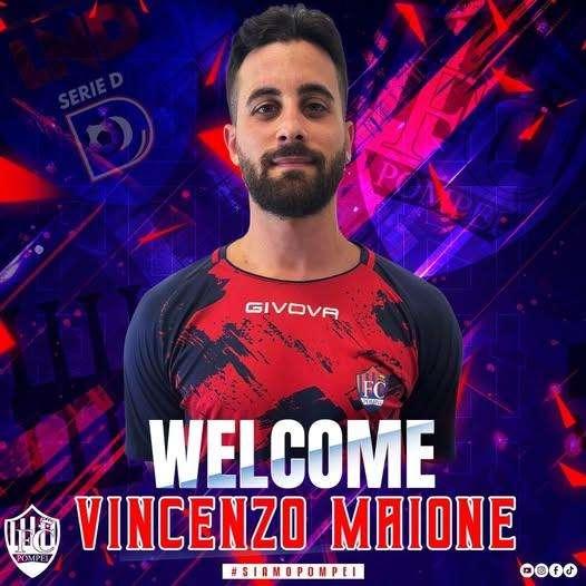 Maione è un nuovo attaccante dell’FC Pompei: il comunicato del club