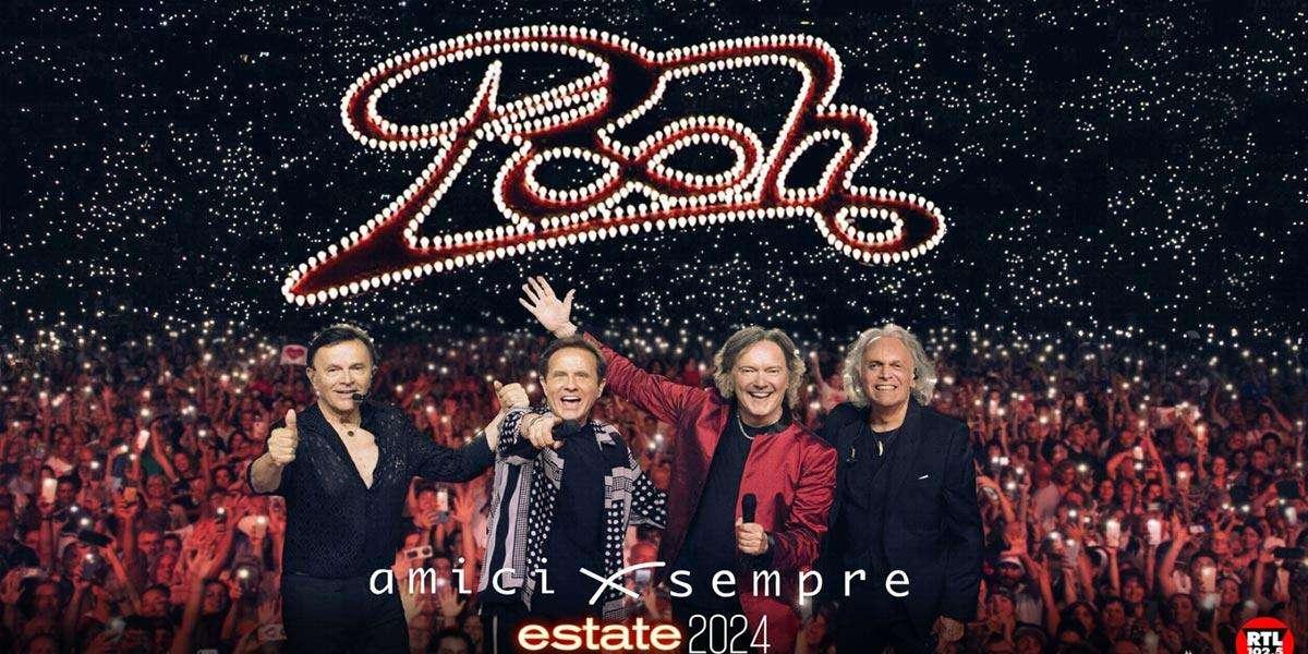 Concerto, evento storico a Palermo: arrivano i Pooh