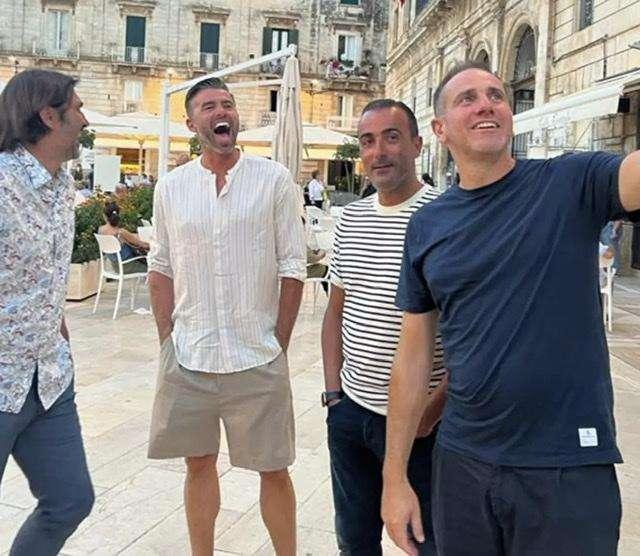 Foto, Ex Palermo: Barzagli, Barone e Zauli insieme in vacanza