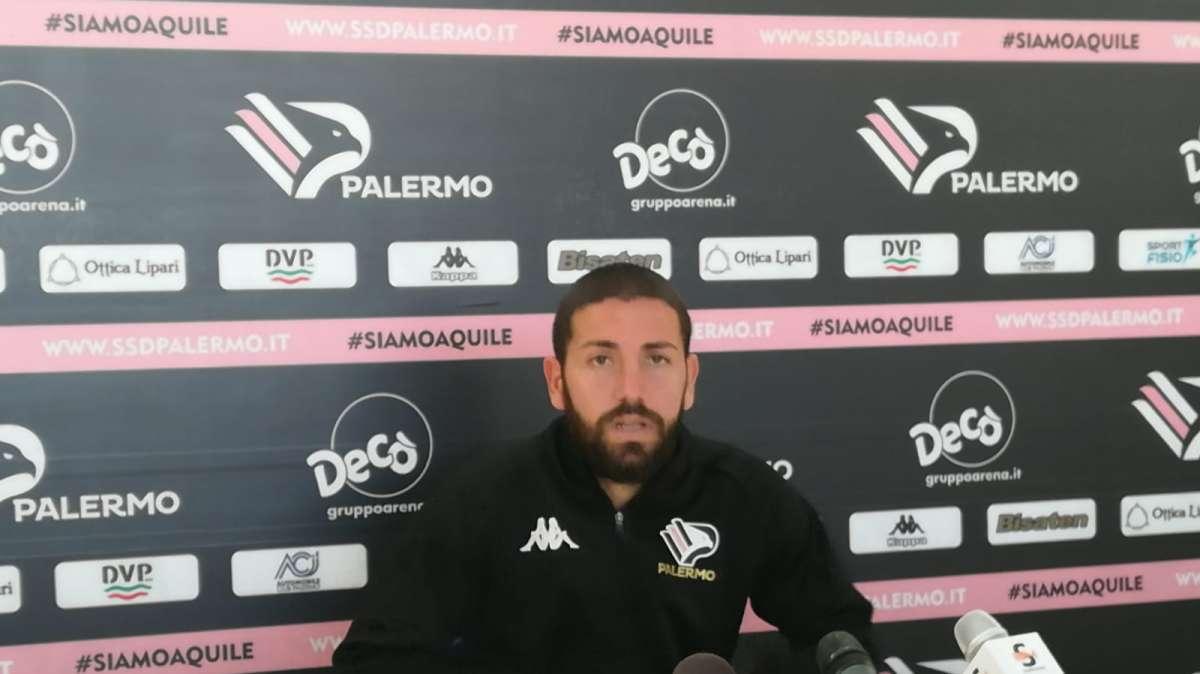 Palermo, Crivello: "Arrabbiati per questa classifica. Rimbocchiamoci le maniche per il girone di ritorno"