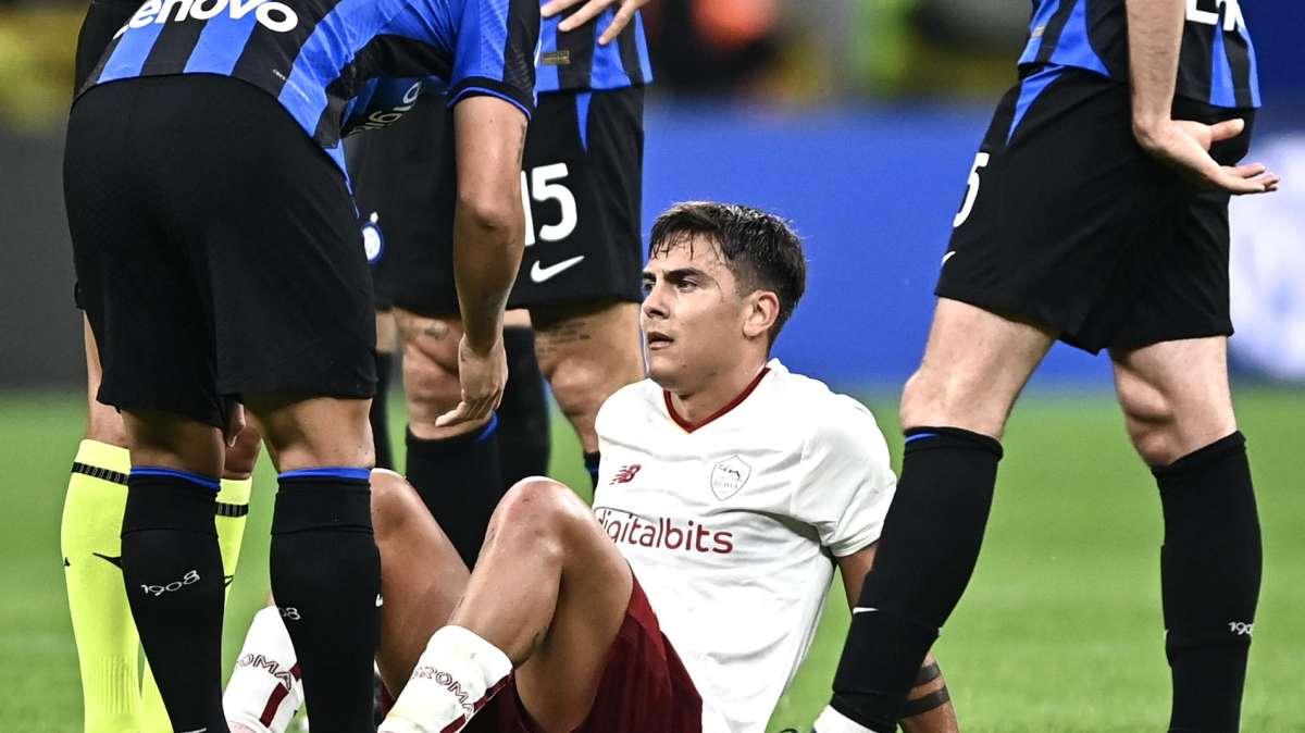 Roma, lesione per Dybala
