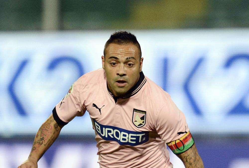 Palermo, Miccoli al Renzo Barbera per assistere al match contro il Cittadella 
