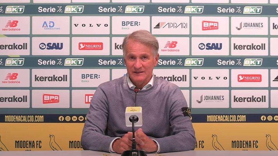 Modena, Tesser: "Nel primo tempo abbiamo fatto bene ma abbiamo trovato un grande portiere"