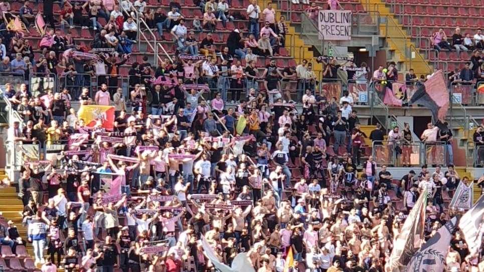 Palermo, più di 1000 tifosi al seguito della squadra
