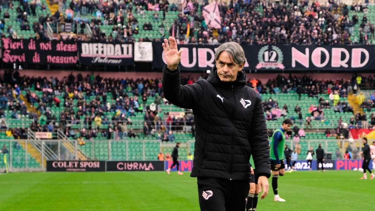 Palermo, Inzaghi: "Oggi è stata la migliore partita della stagione. Ho fatto i complimenti ai ragazzi"
