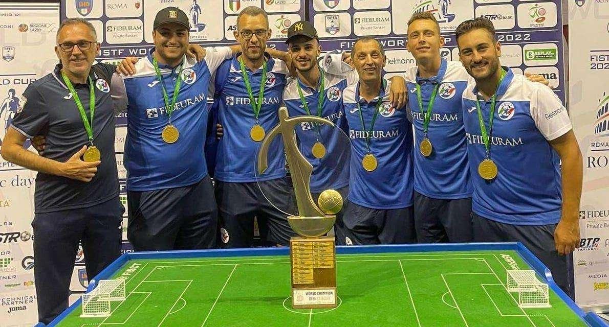 Extra Calcio: Calcio da tavolo, Italia Campione del mondo 
