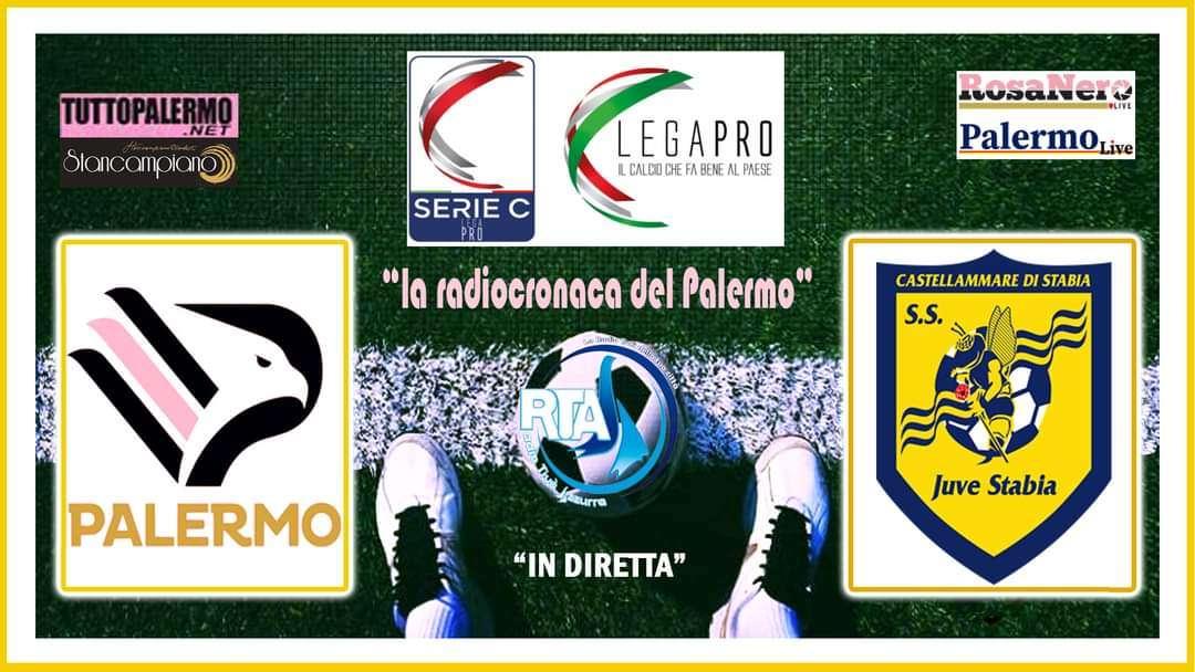 Palermo-Juve Stabia, segui oggi l'intera gara su RTA con la radiocronaca del Direttore Carraffa