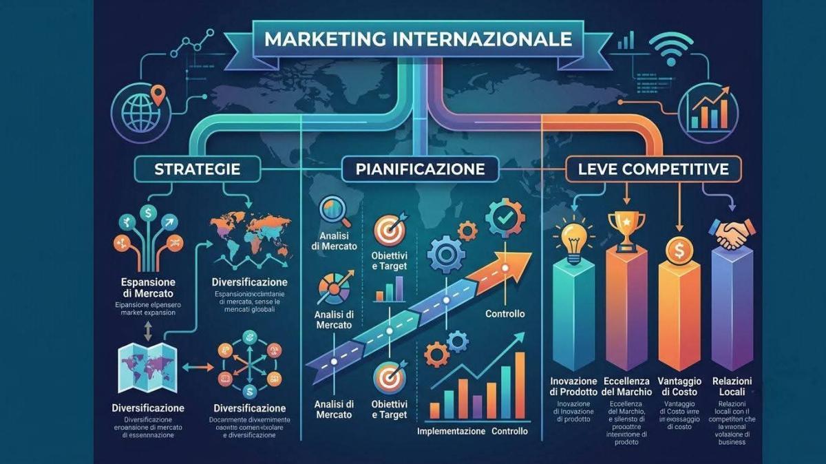 Marketing Internazionale, strategie, pianificazione e leve competitive nei mercati globali