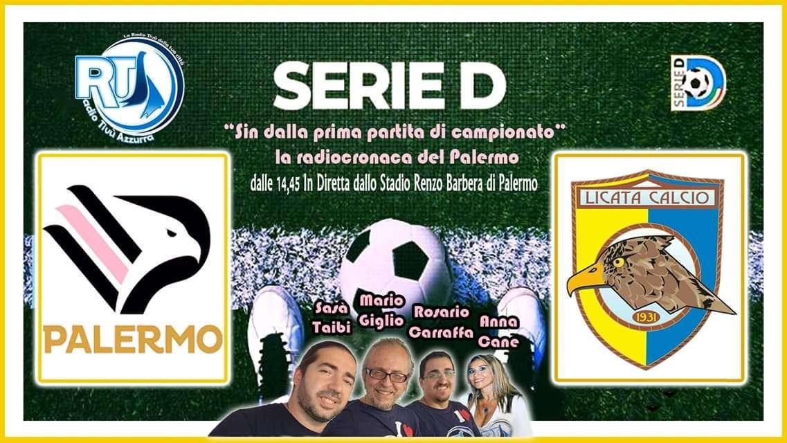 Palermo-Licata, domenica segui la gara su Radio Tivù Azzurra con TuttoPalermo.net