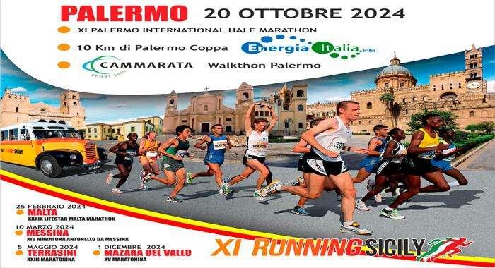 XI Palermo International Half Marathon, tante le strade chiuse al traffico