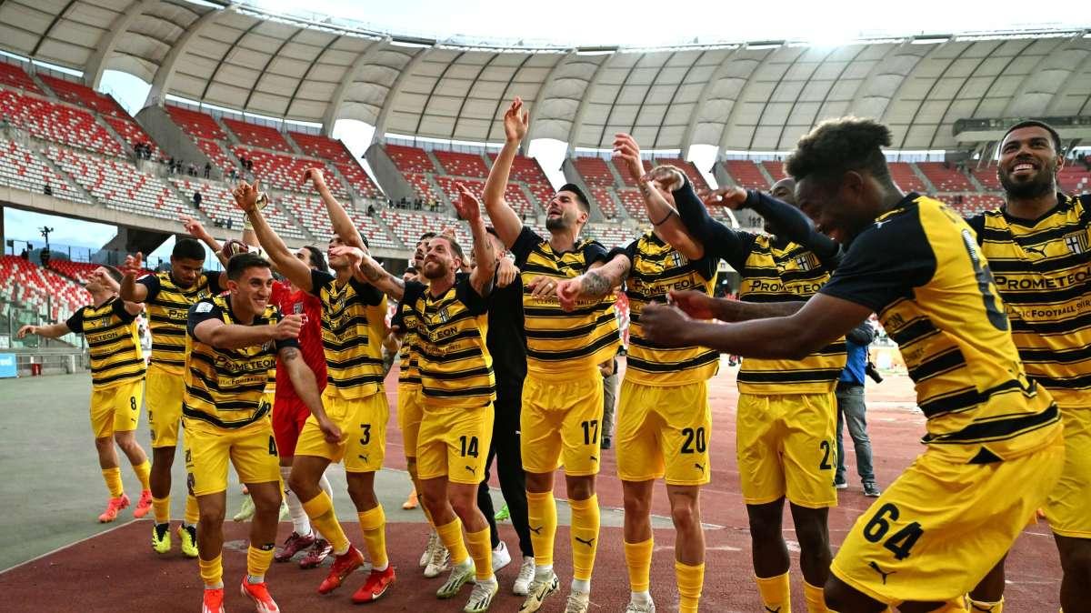 Parma, prima squadra promossa in Serie A 
