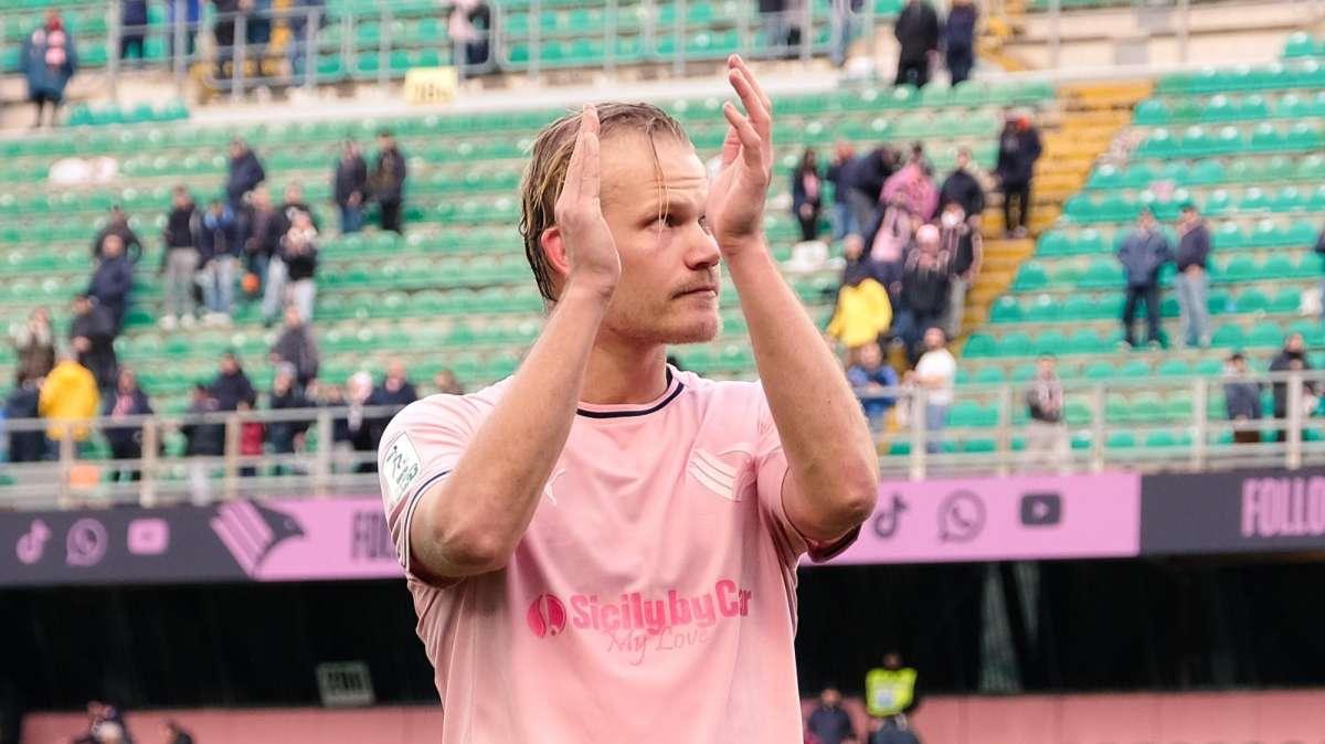 Serie B, Carrarese-Palermo: 0-1