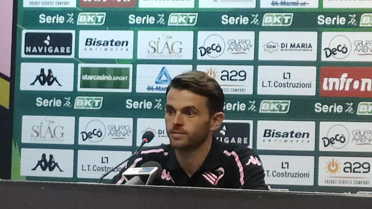 Palermo, Brunori: "Non abbiamo sfruttato le occasioni create"