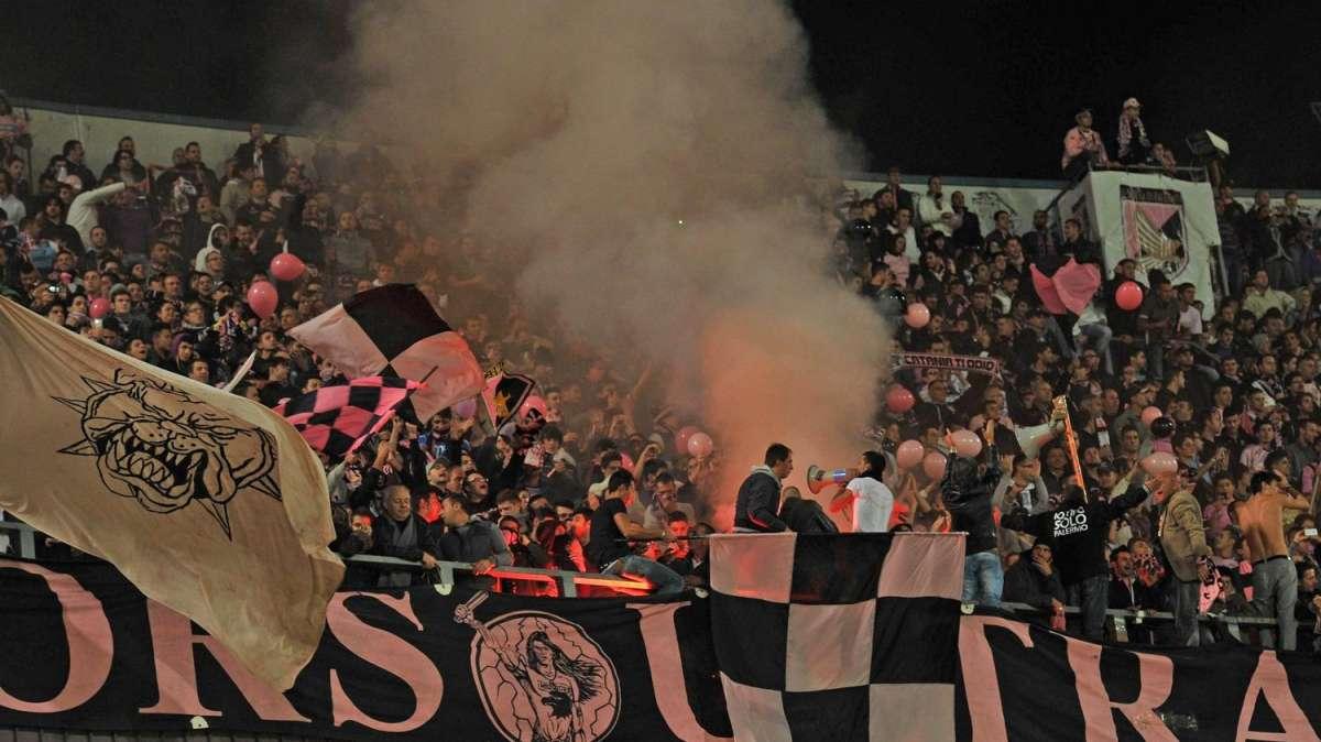 Palermo-Pescara, emozioni dalla curva Nord