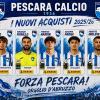 PESCARA, FINALE DI MERCATO COL BOTTO: SARDO E INGLESE COMPLETANO LA RIVOLUZIONE BIANCAZZURRA