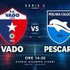 Vado-Pescara, probabili formazioni: Buscè sceglie il 4-2-3-1, tornano Pellacani e Letizia