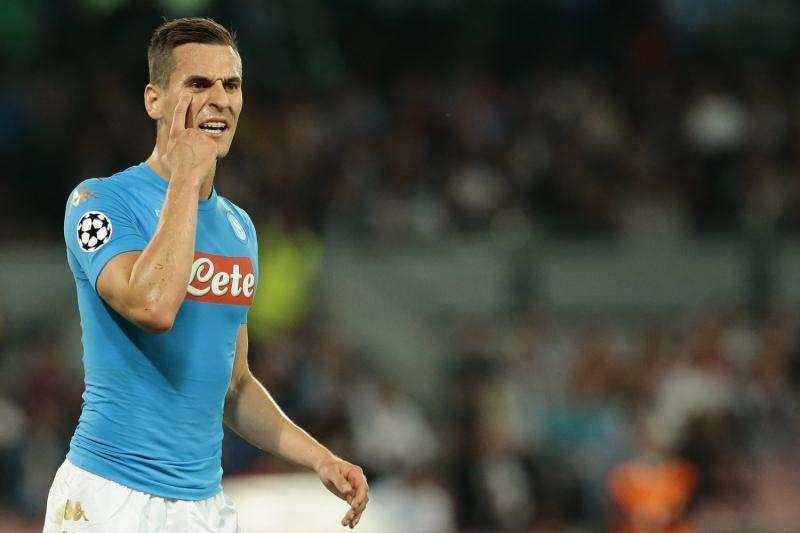 Napoli, Milik ha recuperato ma non ci sarà contro il Pescara