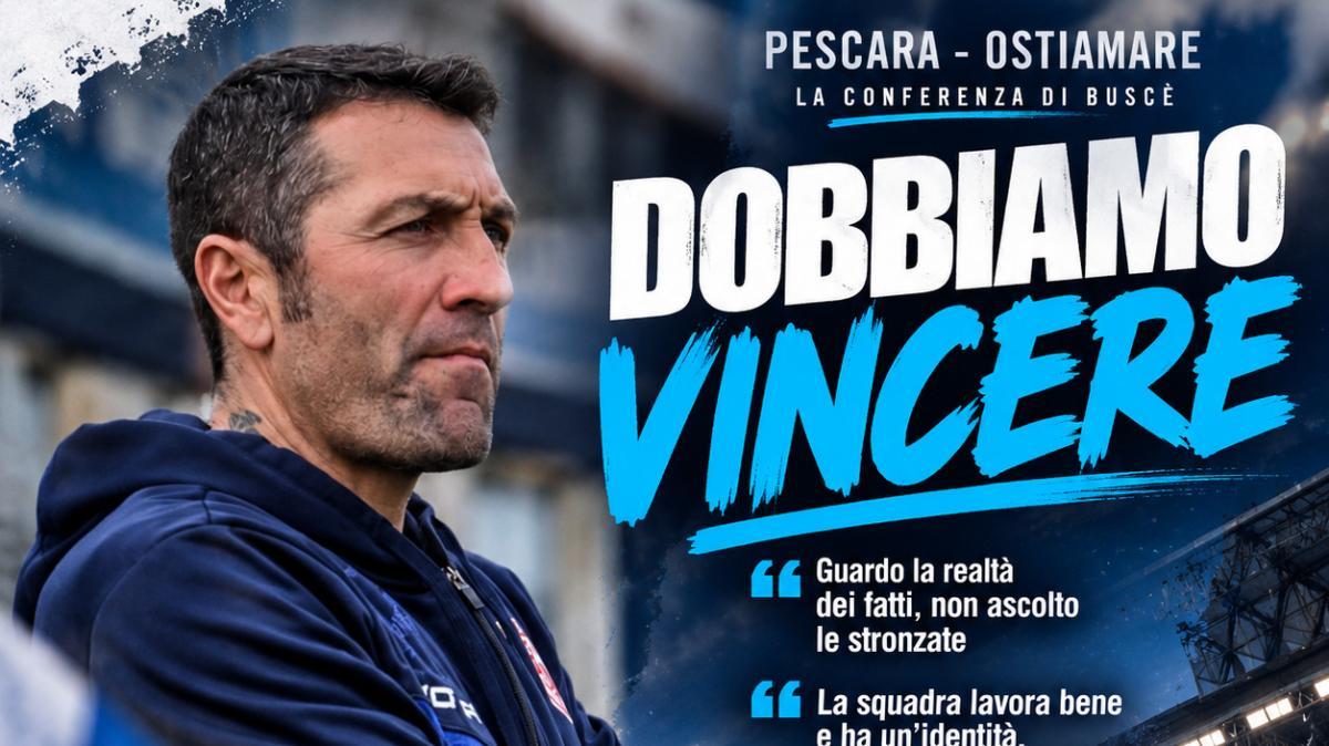 BUSCÈ ALLA VIGILIA DELL’OSTIAMARE: «DOBBIAMO VINCERE». E SULLE CRITICHE: «GUARDO LA REALTÀ DEI FATTI»