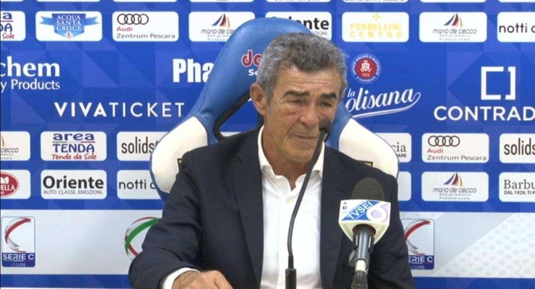 COPPA ITALIA C PESCARA - GROSSETO 2-0, Auteri: '' Abbiamo fatto una buona partita''