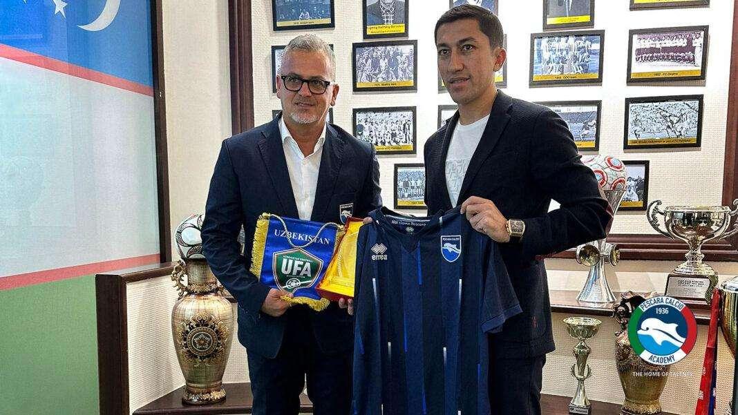 Visita in Uzbekistan per l'Academy Pescara calcio