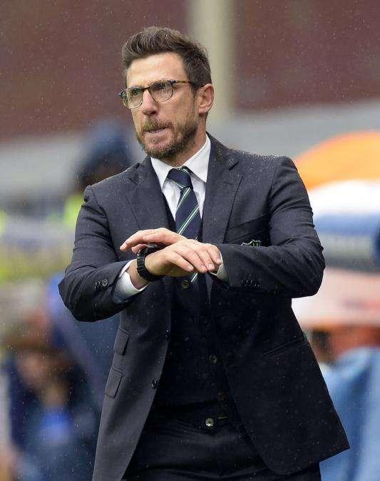 Sassuolo, Di Francesco: "Tifo Pescara ma domani dobbiamo vincere"
