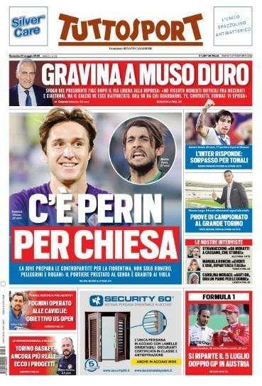Tuttosport: "Gravina a muso duro"