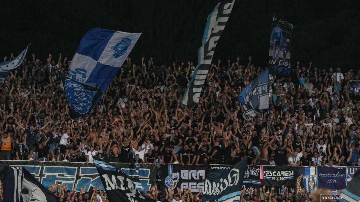 Pescara, Curva Nord già sold out per il match con la Samp