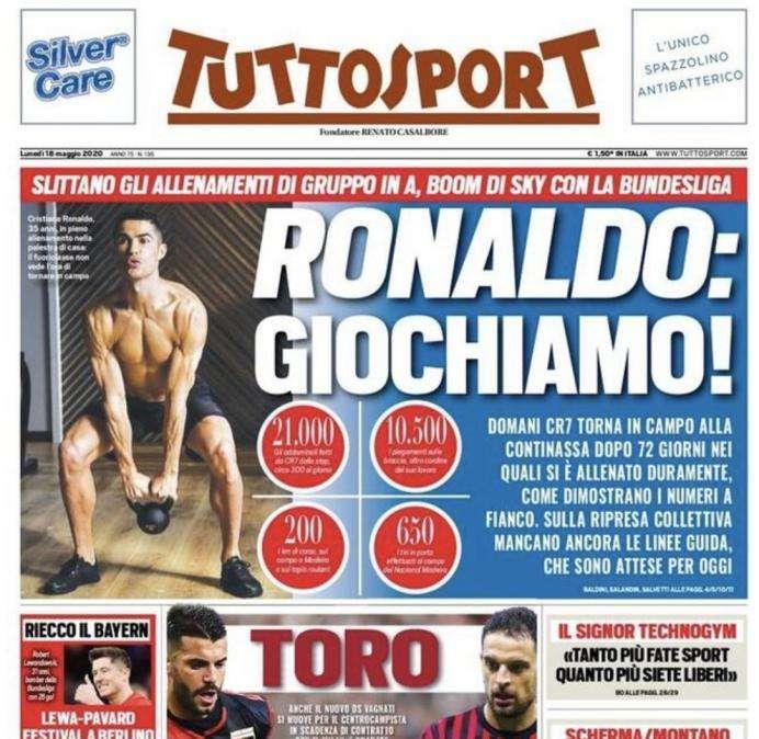 Tuttosport: "Gli allenamenti collettivi slittano di un altro giorno"
