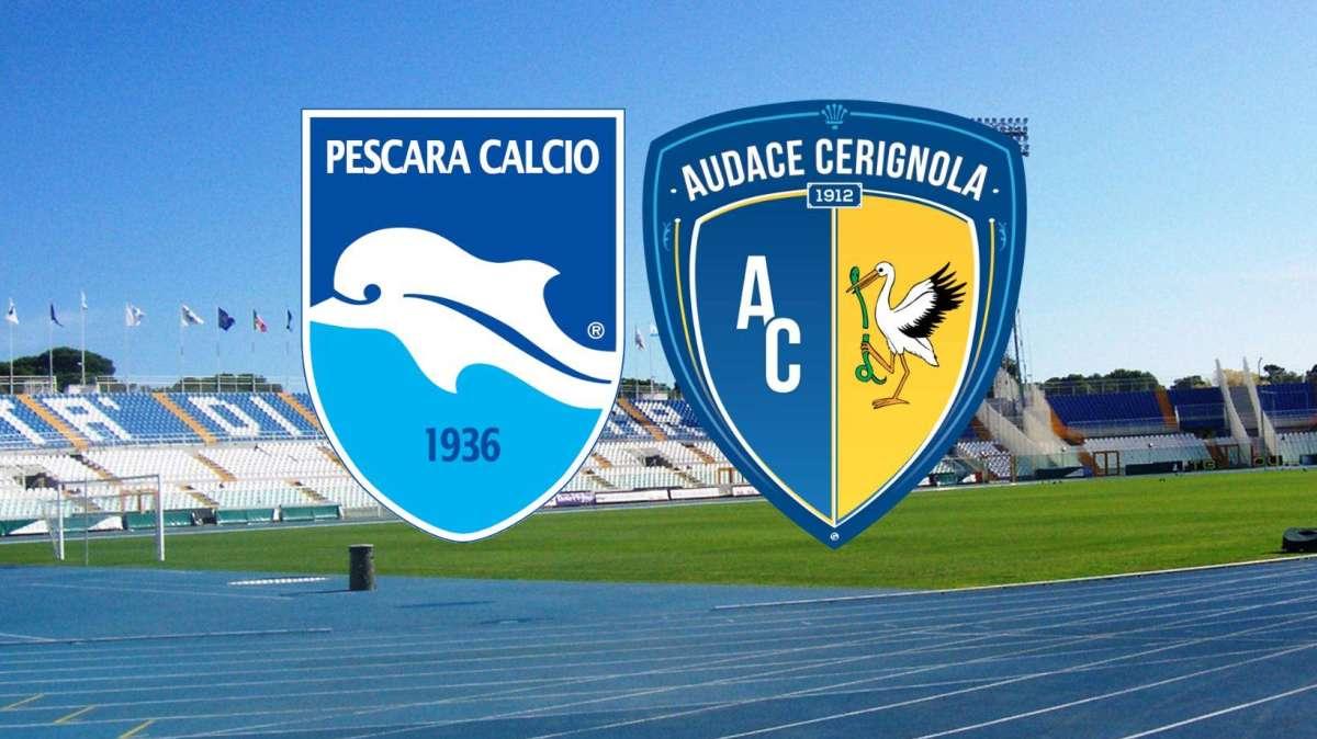 PESCARA-AUDACE CERIGNOLA 2-0: IL DELFINO TORNA A VINCERE