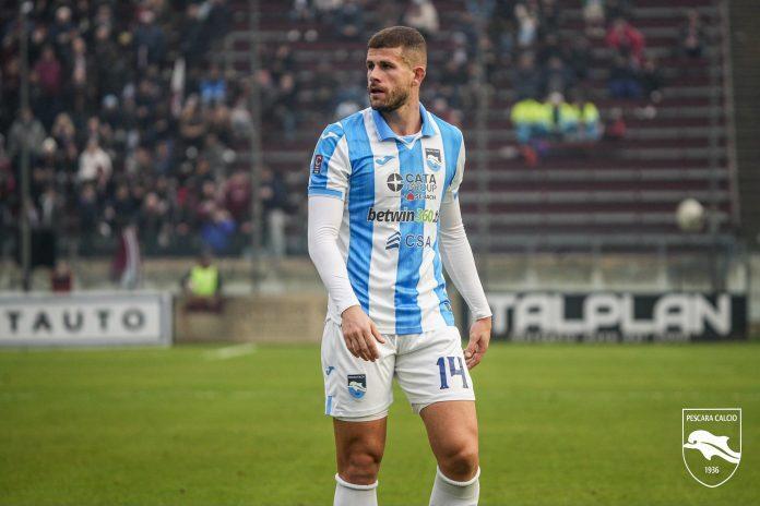 Pescara, Valzania ritrovato. Buona partita col Ravenna e fascia di capitano al braccio