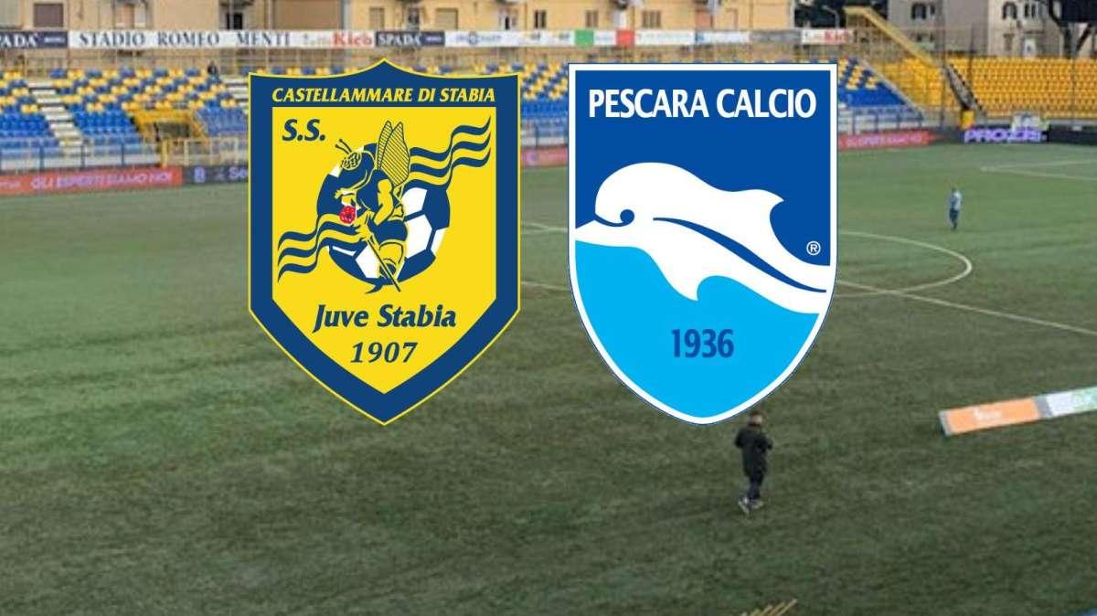 JUVE STABIA-PESCARA, IL DELFINO A CACCIA DEI TRE PUNTI: LE PROBABILI FORMAZIONI