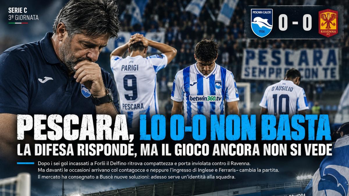 PESCARA, MA TU COME VUOI GIOCARE?